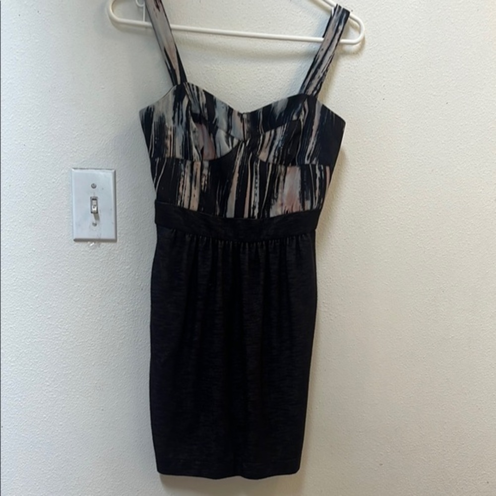 BCBGeneration Black Sheath Cocktail Mini Dress
